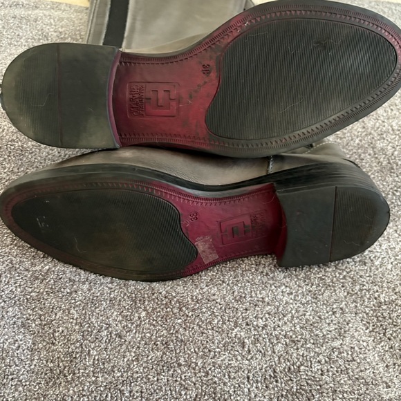 Emanuele Castro Boots Knee Leather Made Italy Size 8 - Picture 5 of 6